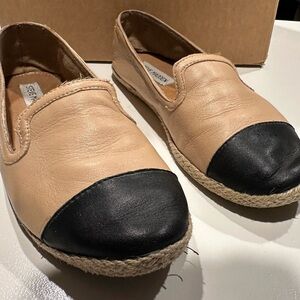 Steven By Steve Madden Cream and Black Espadrilles